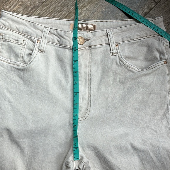 🍂Kut From Kloth Denim Off White Womens Size 10 Straight Leg - Picture 7 of 10